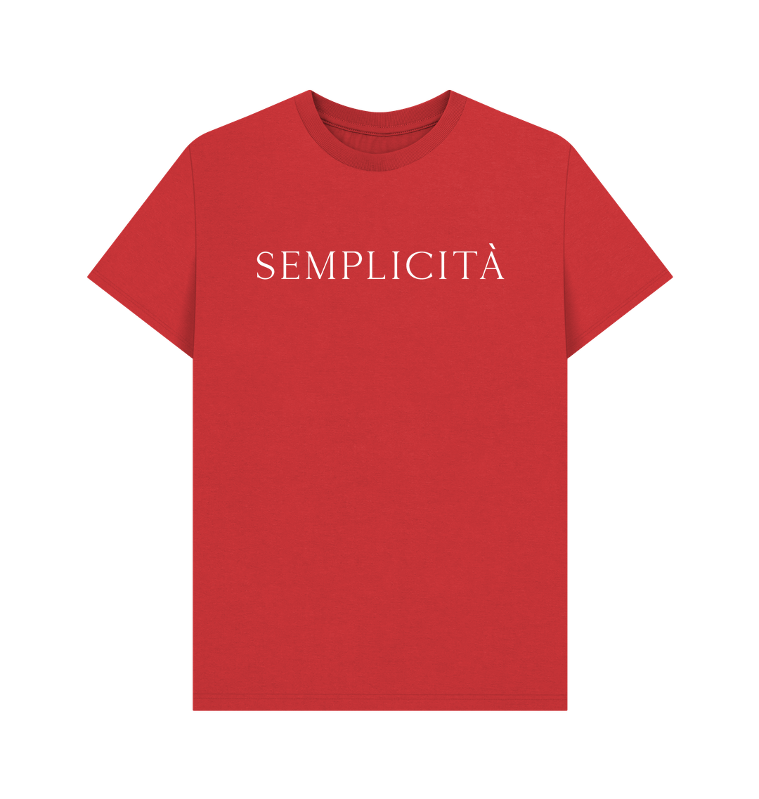 Red Printed T-shirt Front