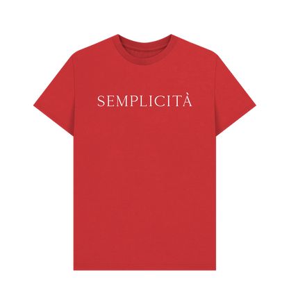 Red Printed T-shirt Front