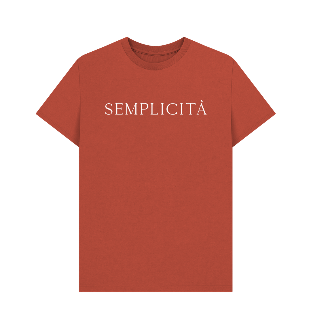 Rust Printed T-shirt Front