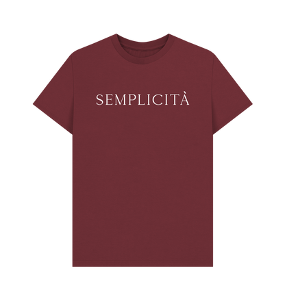Red Wine Printed T-shirt Front