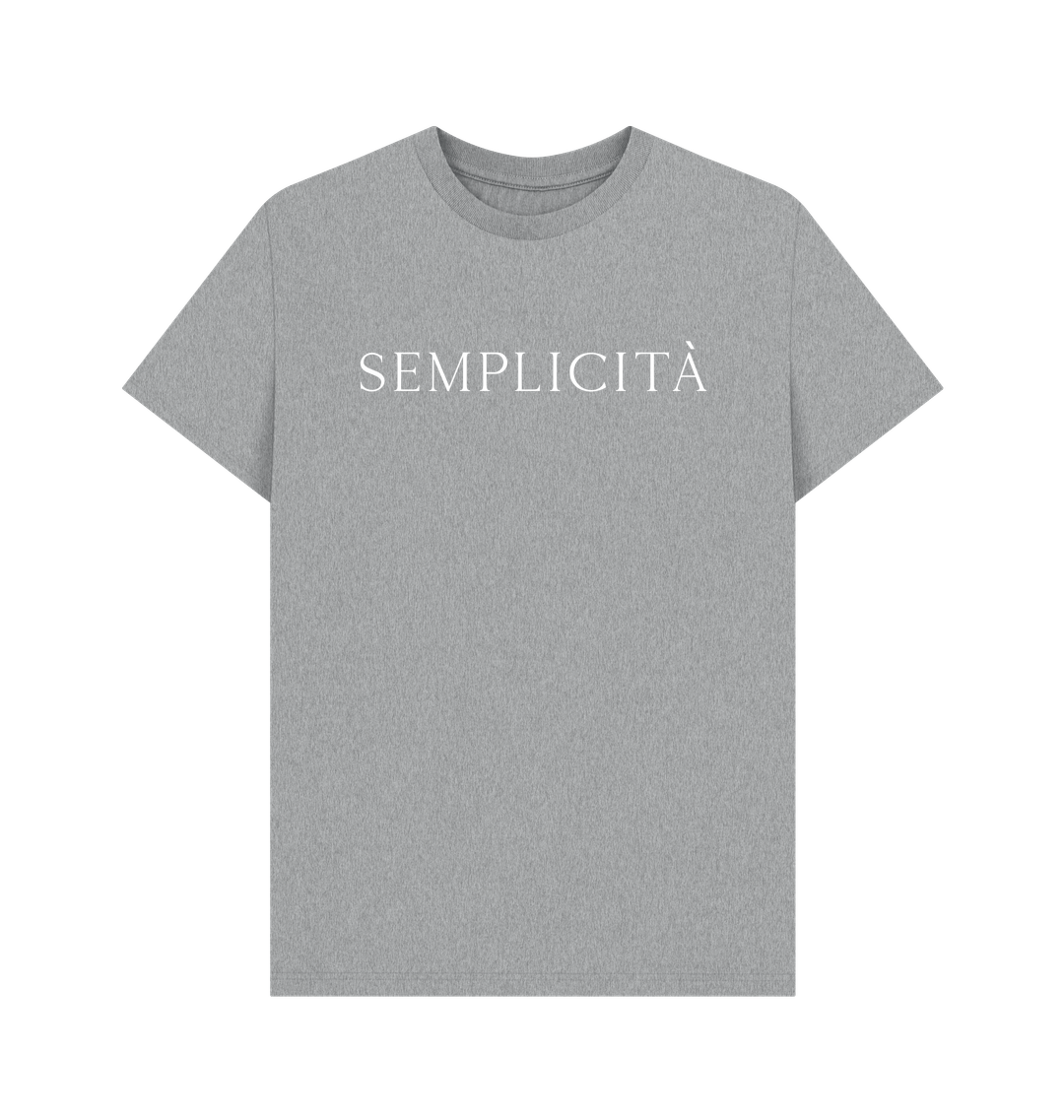 Athletic Grey Printed T-shirt Front