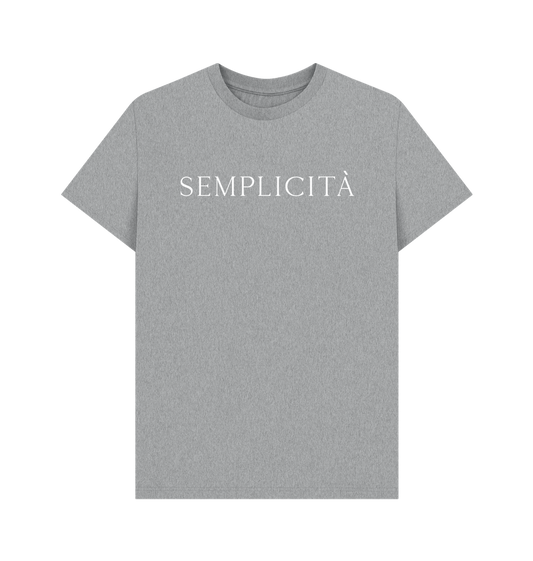 Athletic Grey Printed T-shirt Front